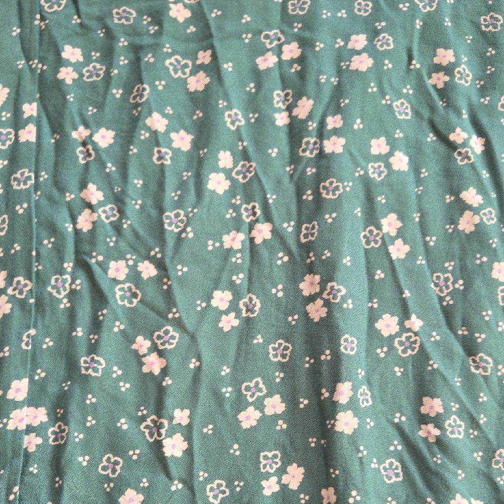 Billabong Bright Skies Midi Floral Green Dress - Picture 3 of 9